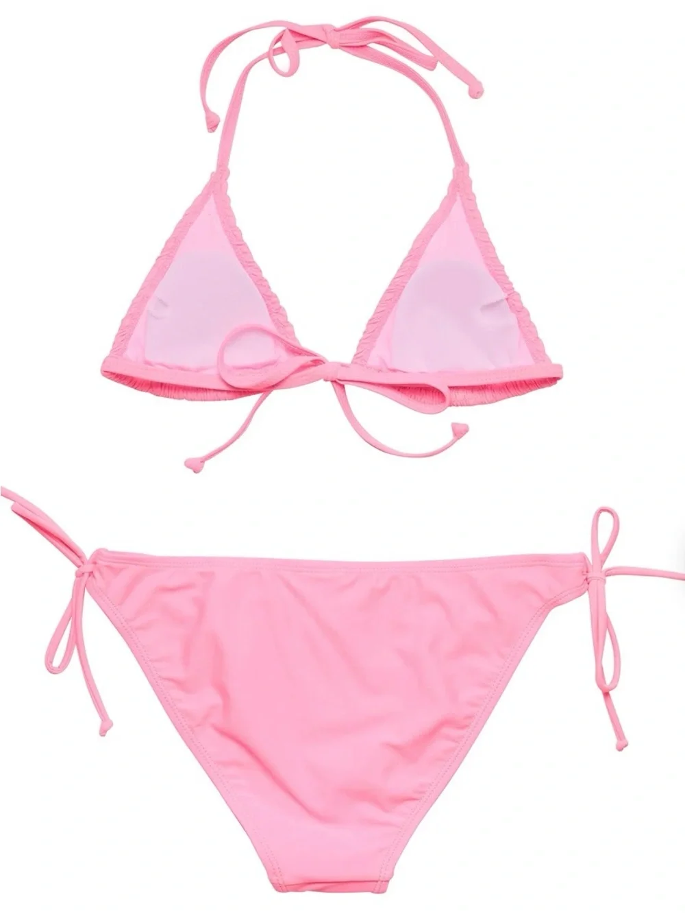 Snapper Rock Shirred Triangle Bikini Pink Size 16 NWT IN PACKAGE